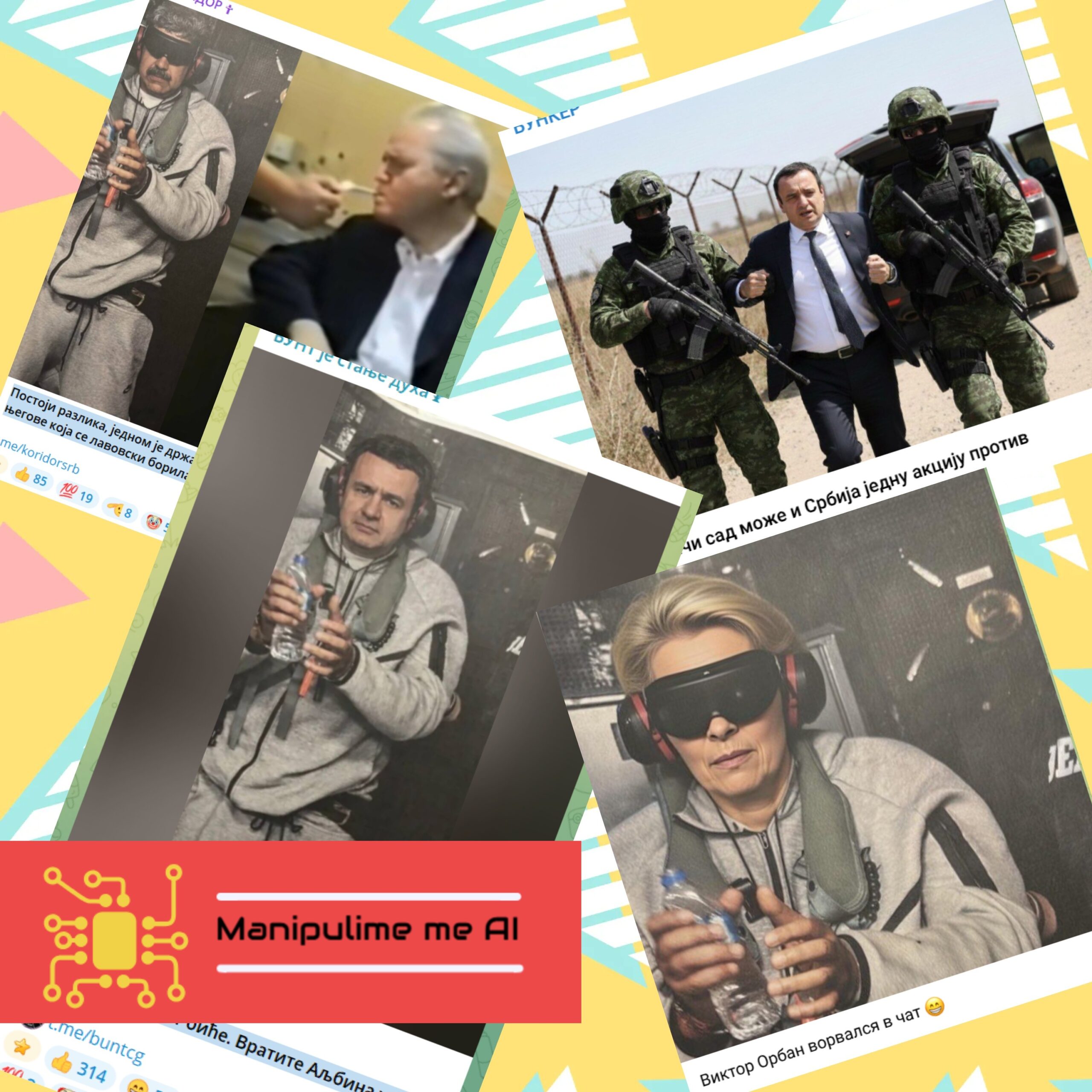 Manipulimi vizual si armë propagandistike në Telegram